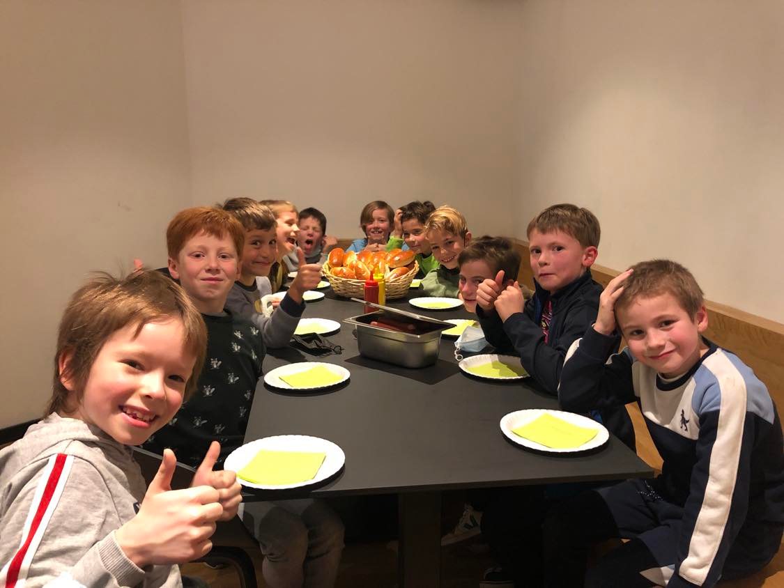kinderfeestje bij stixn met eten
